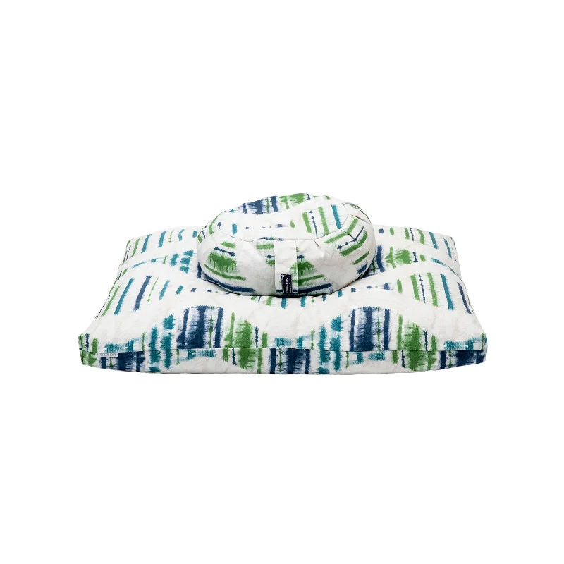 Savings Event Watercolor Stripe Zafu Zabuton Set