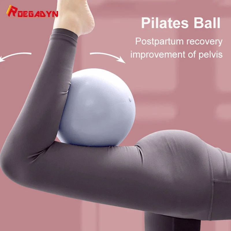 Price Drop Yoganix Women Body Shaping PVC Yoga Pilates Ball Home Exercise Fitness Yoga Ball Multifunctional Shaping Fitness Professional Assistance