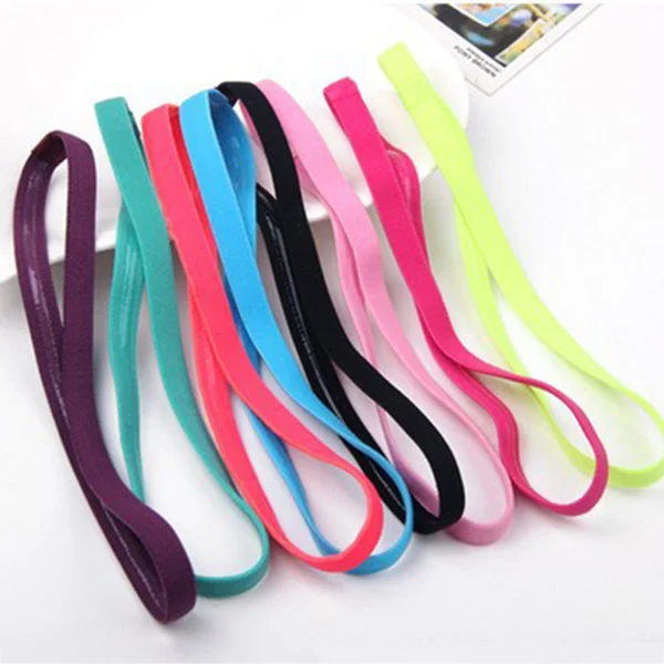 Extra Discount Women Elastic Sports Headscarf Ajustable Solid Elastic Non-slip Yoga Headbands Hair Accessories FI-19ING Extra Discount Women Elastic Sports Headscarf Ajustable Solid Elastic Non-slip Yoga Headbands Hair Accessories FI-19ING