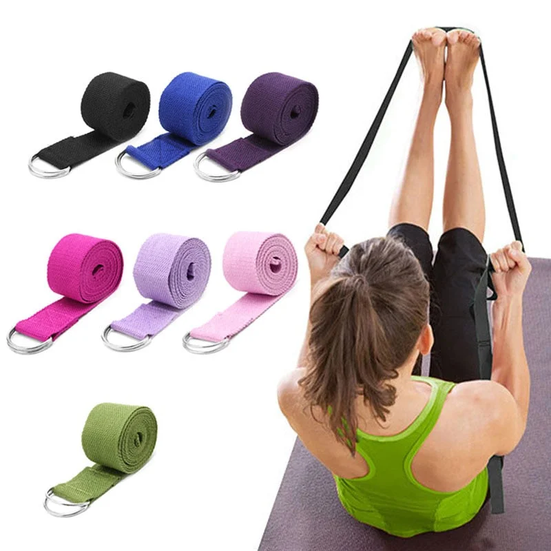 Extra Savings Women Yoga Stretch Strap Multi-Colors D-Ring Belt Fitness Exercise Gym Rope Figure Waist Leg Resistance Fitness Bands Yoga Belt Extra Savings Women Yoga Stretch Strap Multi-Colors D-Ring Belt Fitness Exercise Gym Rope Figure Waist Leg Resistance Fitness Bands Yoga Belt