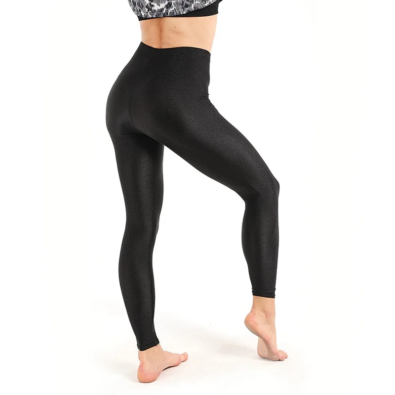 Early Access Women Yoga Workout Leggings Casual Shiny Glossy Legging Female Fiteness Leggins Plus Size M-XXXL Black Solid Fluorescent Legging Early Access Women Yoga Workout Leggings Casual Shiny Glossy Legging Female Fiteness Leggins Plus Size M-XXXL Black Solid Fluorescent Legging