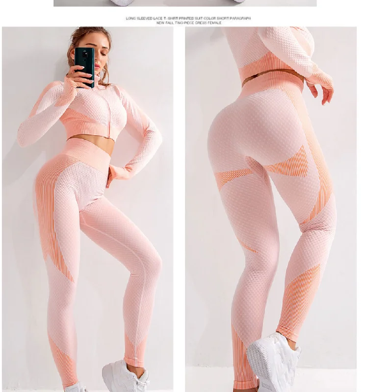 2pcs Pink Suits