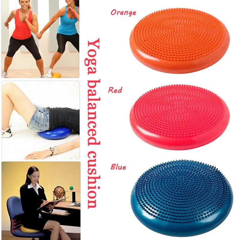 Overstock Sale Yoga Balanced Cushion Inflatable Massage Cushion Thickened Explosion Protection Balanced Ball Balance Trainer Weight Loss Tool Overstock Sale Yoga Balanced Cushion Inflatable Massage Cushion Thickened Explosion Protection Balanced Ball Balance Trainer Weight Loss Tool