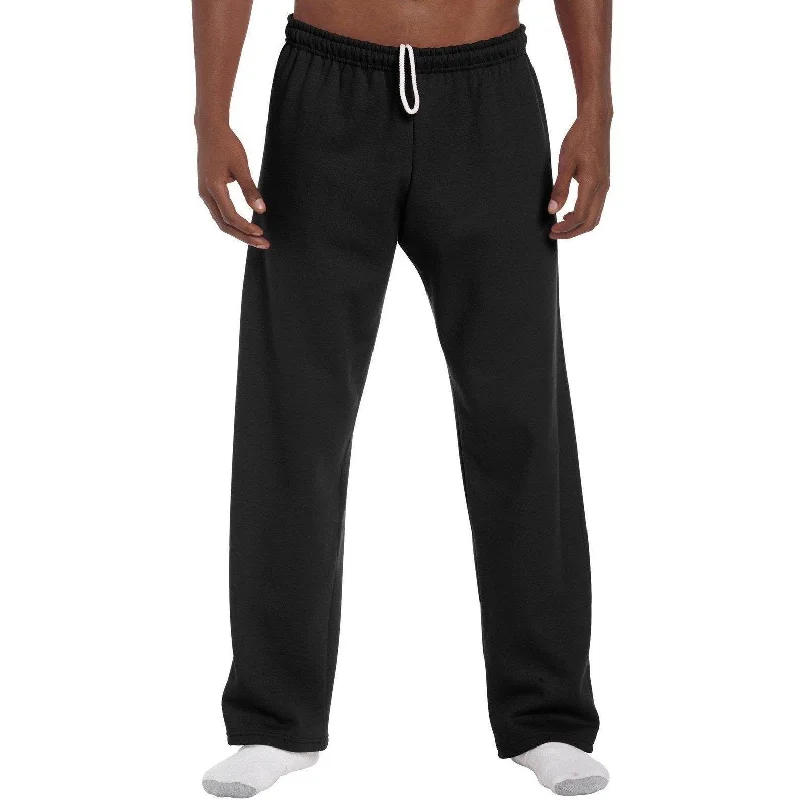 Savings Galore Men's Yoga Heavy Blend Open Bottom Sweatpants