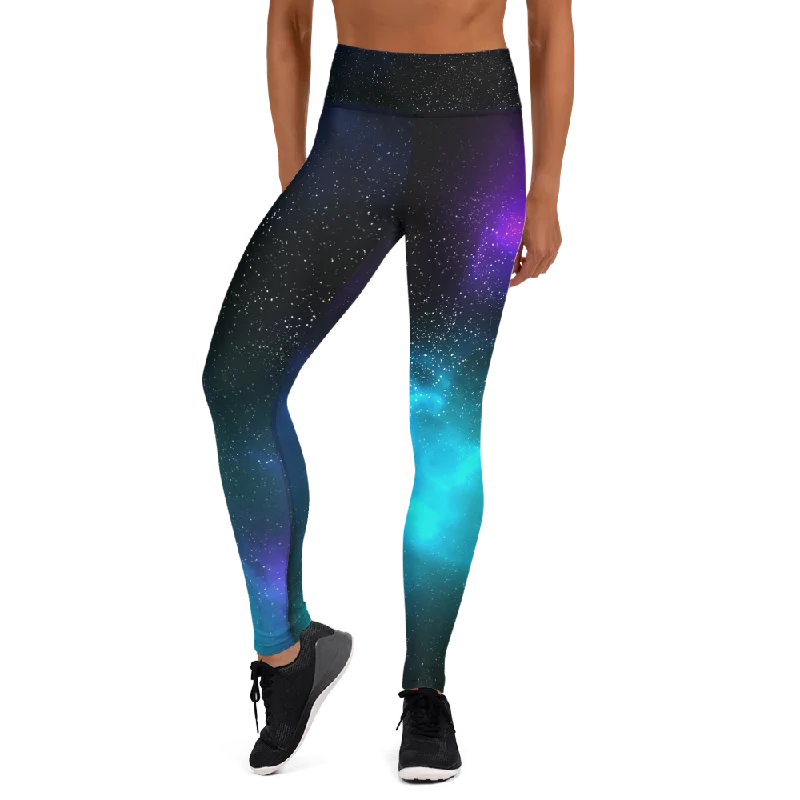 Midnight Sale Cosmic High Waist Womens Yoga Leggings