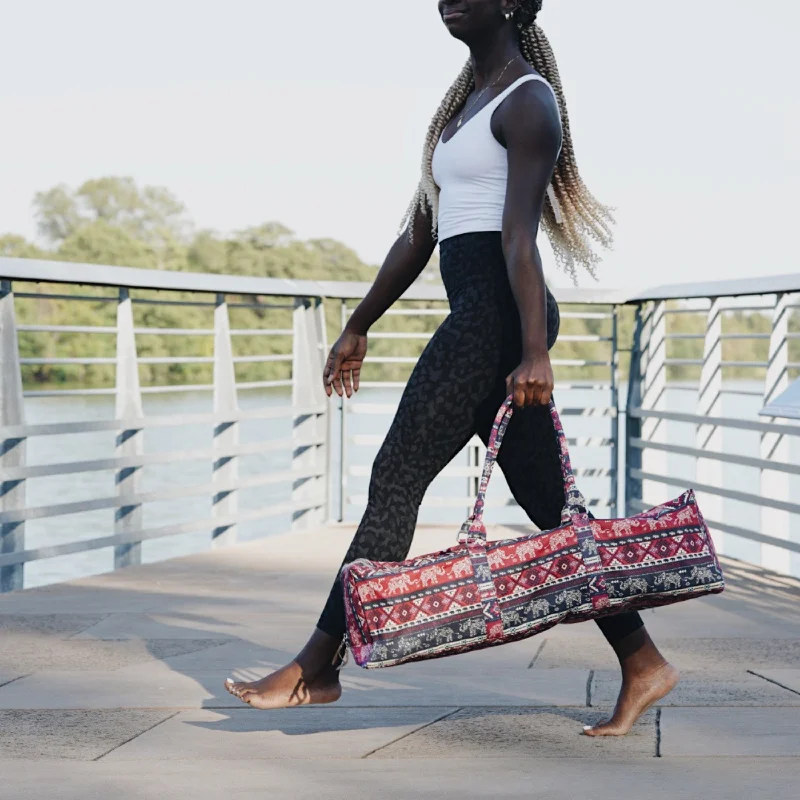 Weekend Deals That Excite Patterned Yoga Mat Duffel Bag