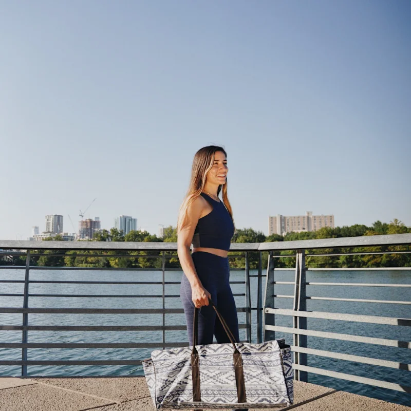 Weekend Deals That Excite Yoga Mat Long Tote Bag