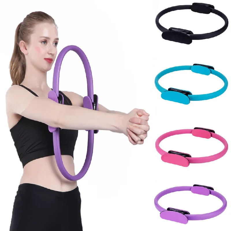 Weekend Savings Spectacular Yoga Pilates Ring dual grip Training gymnastic magic circle for muscle exercise kit fitness gym workout pilates accessories Weekend Savings Spectacular Yoga Pilates Ring dual grip Training gymnastic magic circle for muscle exercise kit fitness gym workout pilates accessories