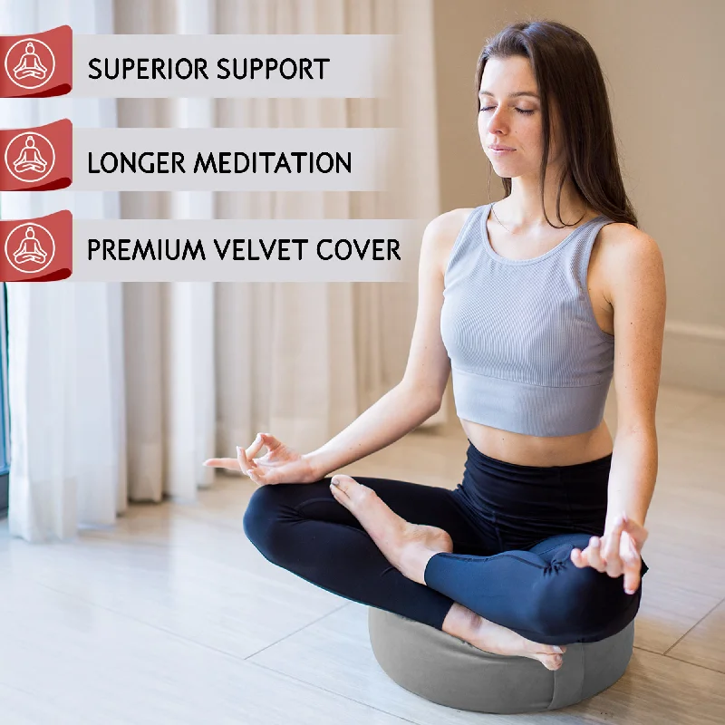 Weekend Offers That Sizzle Yoga Round Meditation Cushion Floor Support Pillow