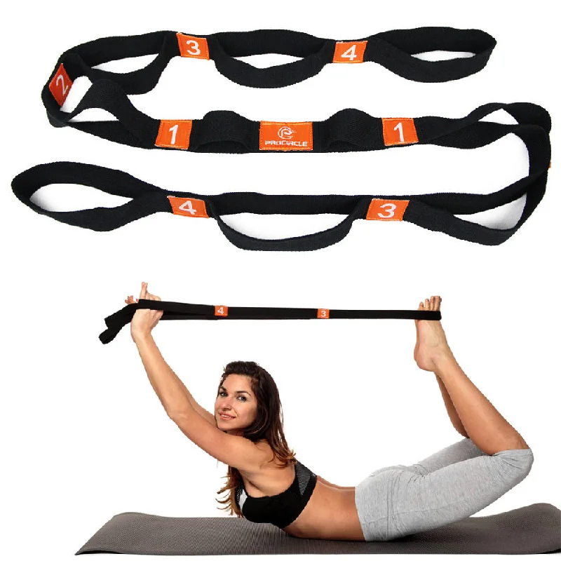 Don't Miss Out Yoga Stretch Strap Elasticity Yoga Strap with Multiple Grip Loops Hot Yoga Don't Miss Out Yoga Stretch Strap Elasticity Yoga Strap with Multiple Grip Loops Hot Yoga