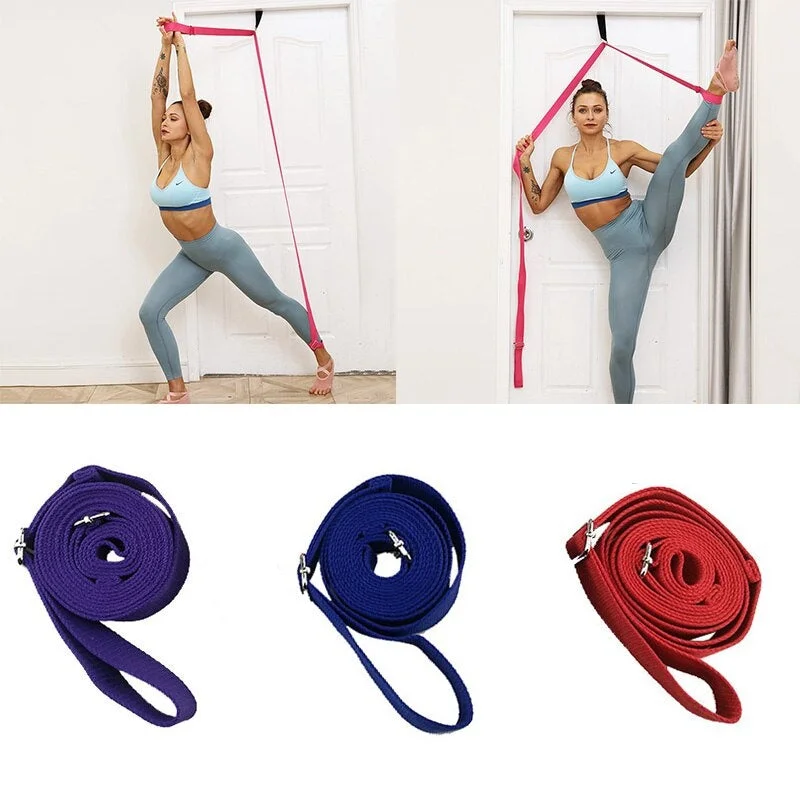 Stock Clearance Yoga Stretch Strap Flexibility Leg Stretcher Strap