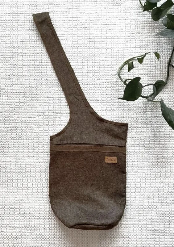 Weekend Savings Fiesta Hemp Yoga Tote - Cocoa