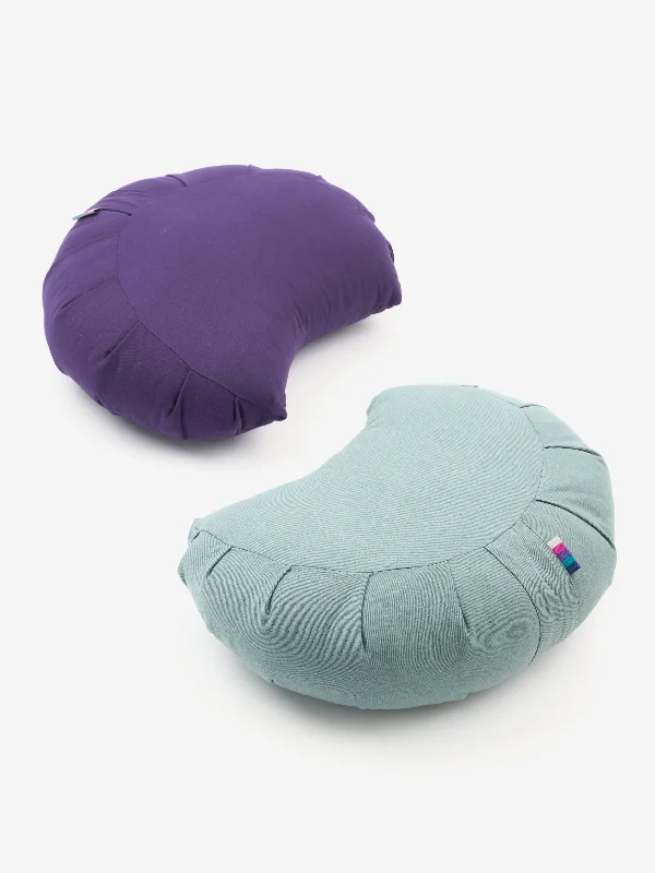Quick Deals Yogamatters Organic Cotton Crescent Meditation Cushion - Box of 10