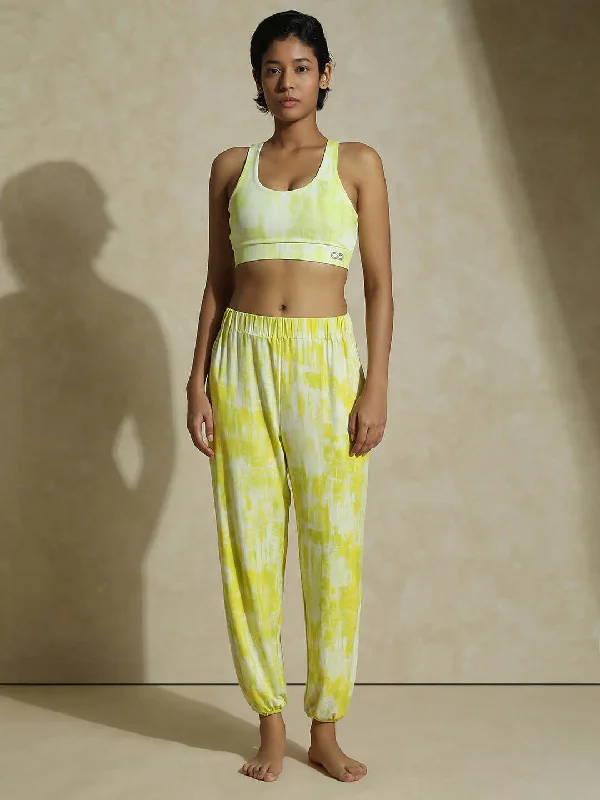 Weekend Bargains to Love Yogini Stretch Pants Lemon Grunge