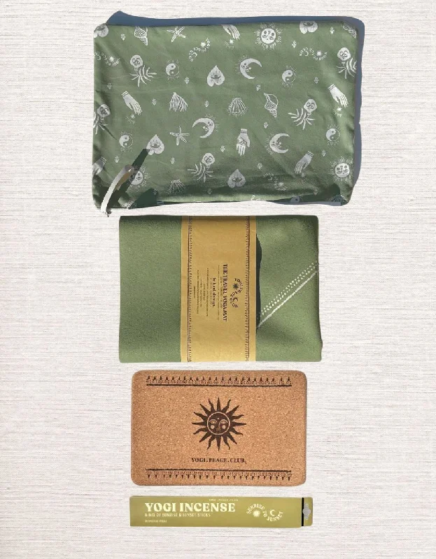 Weekend Offers That Thrill 1 mm Travel Yoga Mat + Block Pack Ceremony Sage