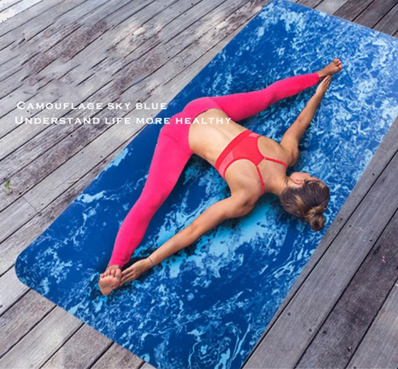 Weekend Bargains Await You 183*80*0.8cm TPE Non-Slip Camouflage Yoga Mat Exercise Fitness Mat Eco-friendly Weekend Bargains Await You 183*80*0.8cm TPE Non-Slip Camouflage Yoga Mat Exercise Fitness Mat Eco-friendly