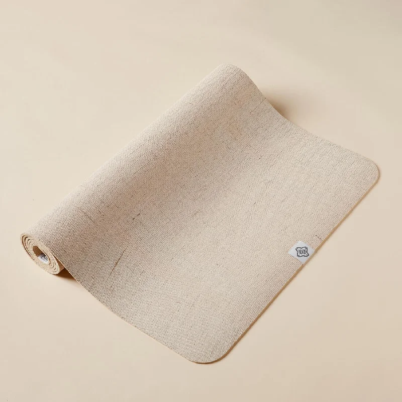 Weekend Sale: Don't Miss Out 183 cm x 61 cm x 4 mm Jute and Natural Rubber Yoga Mat