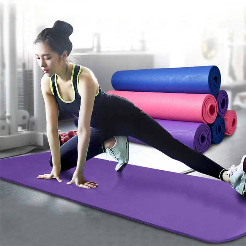 Instant Savings 2018 Brand New 6MM Thick Yoga Mat Non-slip Durable Exercise Fitness Gym Mat Lose Weight Pad Yoga mat