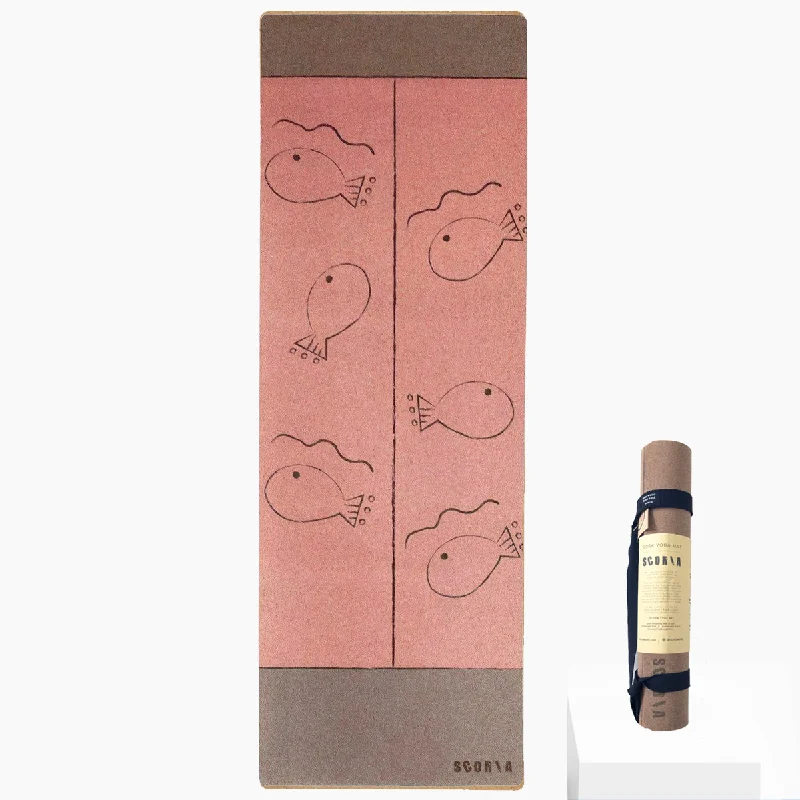 Discount Mania Inner Child Alignment Cork Yoga Mat | 3.5MM