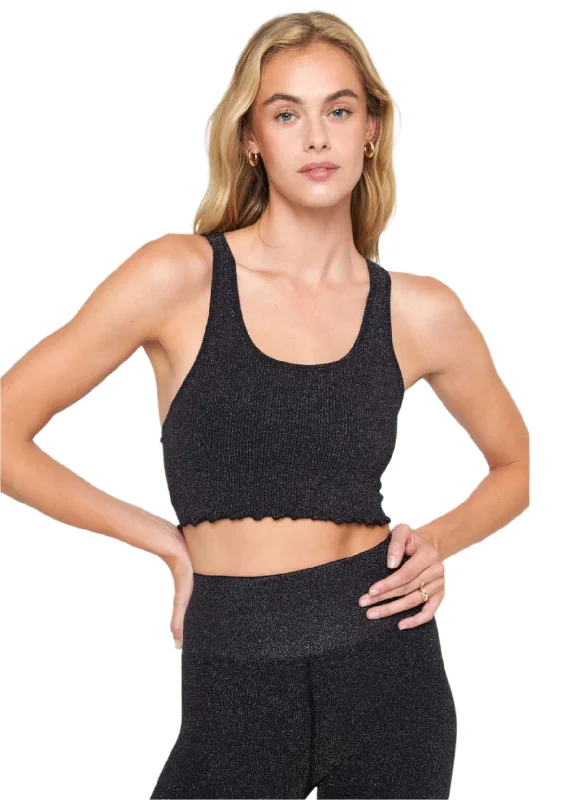 Weekend Offers That Shine Amor Shimmer Crop Tank