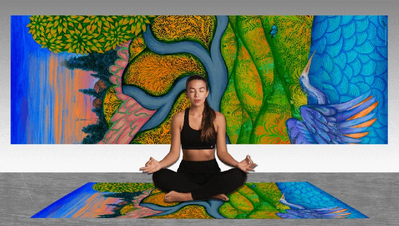 Midnight Madness Autumn Yoga Mat