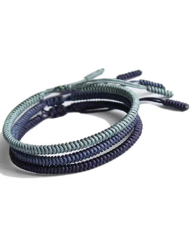 Limited Supply Blue Cyan Tibetan Braided