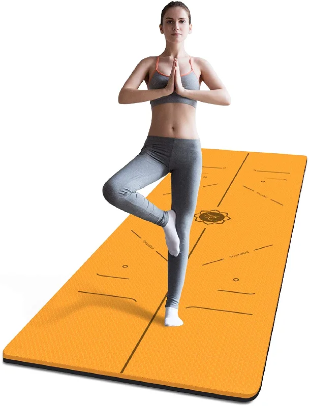 Special Offer FrenzyBird 6mm TPE Yoga Mat with Carrying Strap and Alignment System - Orange Special Offer FrenzyBird 6mm TPE Yoga Mat with Carrying Strap and Alignment System - Orange
