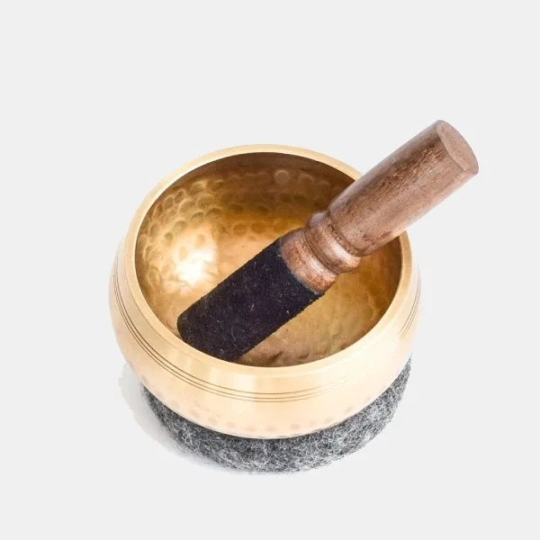 Weekend Savings Sensation Hand‐Hammered Brass Singing Bowl Set | 4"