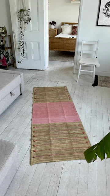 Markdown Sale Handwoven Ayurvedic Yoga Mat (Badri 2 Colorway)