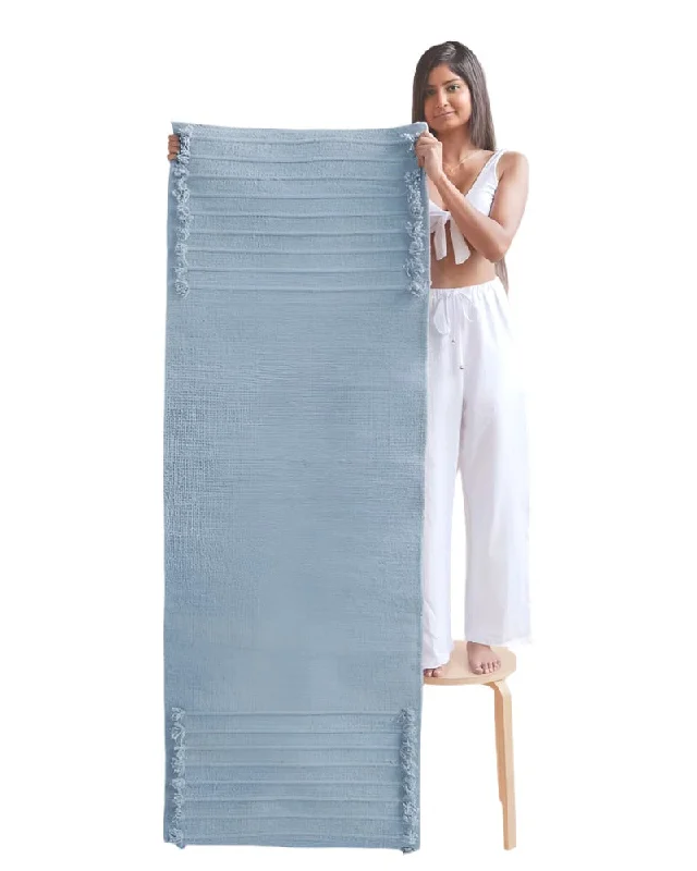 Early Bird Naturally Dyed Herbal Yoga Mat - Indigo Moon