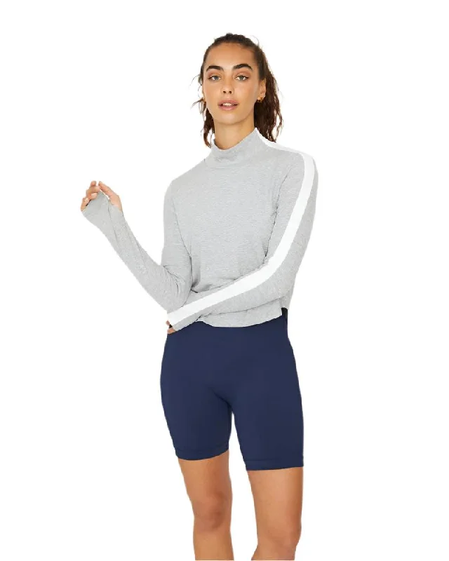 Weekend Wonders Await! Izzy Mock Neck Long-Sleeve Top