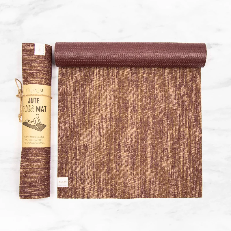 Cash Savings Jute Mat - Plum