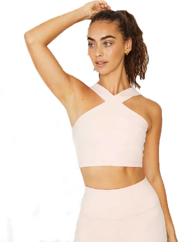 Savings Soar This Weekend Leah Cross Neck Bra Top