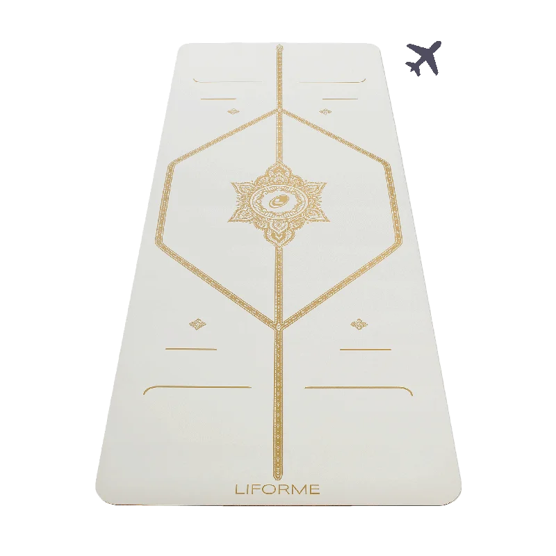 Weekend Savings Spectacular Liforme White Magic Travel Yoga Mat