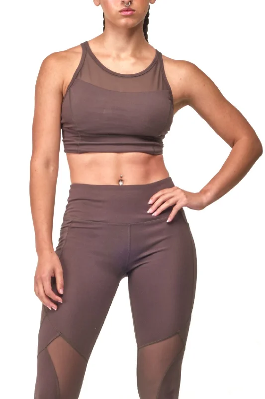 Exclusive Deal Mesh Sports Bra Top