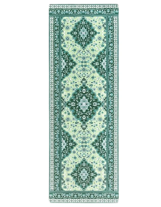 Weekend Price Cuts Galore 4 mm Mint Tea Yoga Mat + Strap