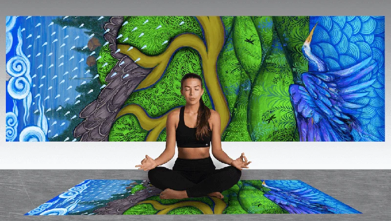 Hurry In Monsoon Yoga Mat