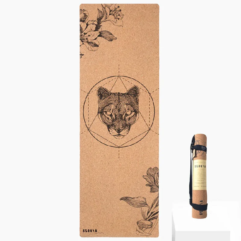 Best Choice Mountain Lion Cork Yoga Mat | 3.5MM OR 4.5MM