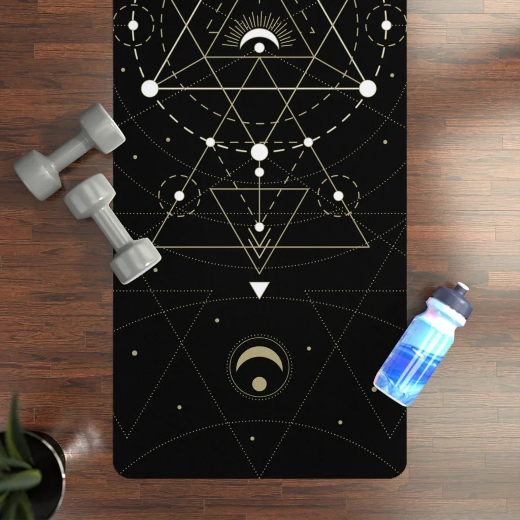 Act Fast MYSTIC SACRED GEOMETRIC YOGA MAT – BEST NON-SLIP MAT