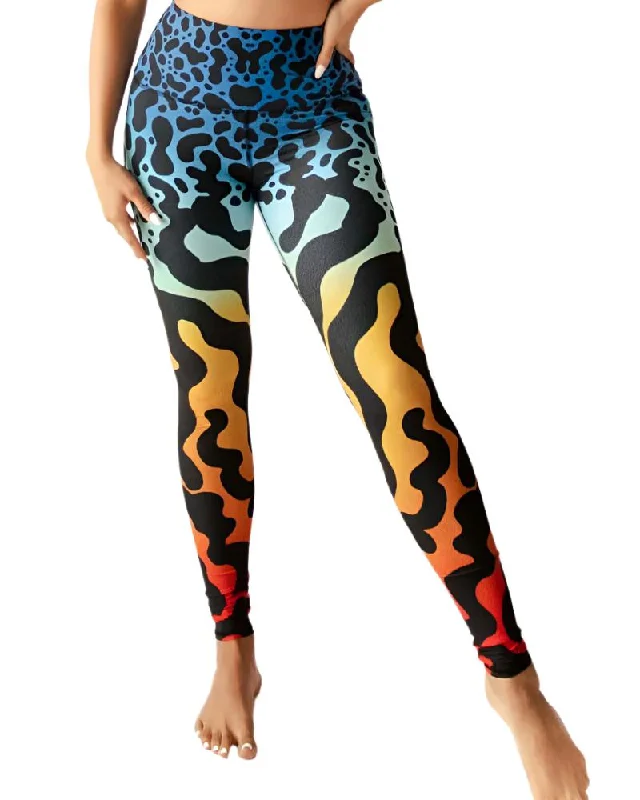 Closeout Deal Natures Poison Printed Legging