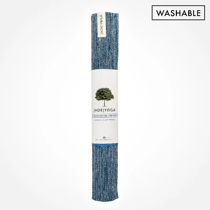 Limited Supply Organic Cotton Mysore Yoga Rug – JadeYoga