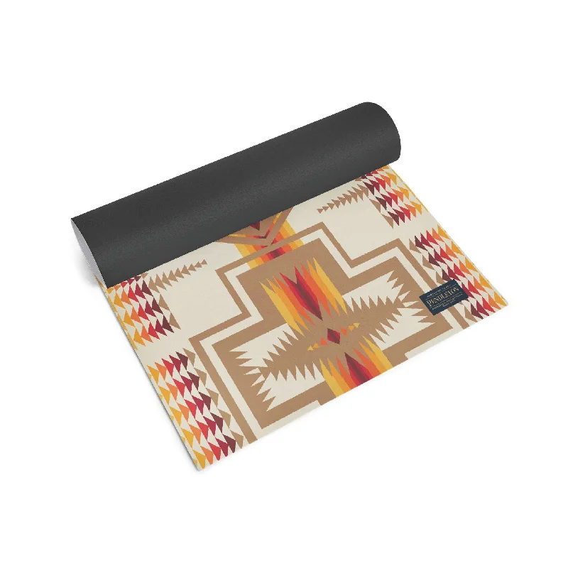 Stock Up Pendleton x Yeti Yoga The Harding Tan Premium Quality Yoga Mat