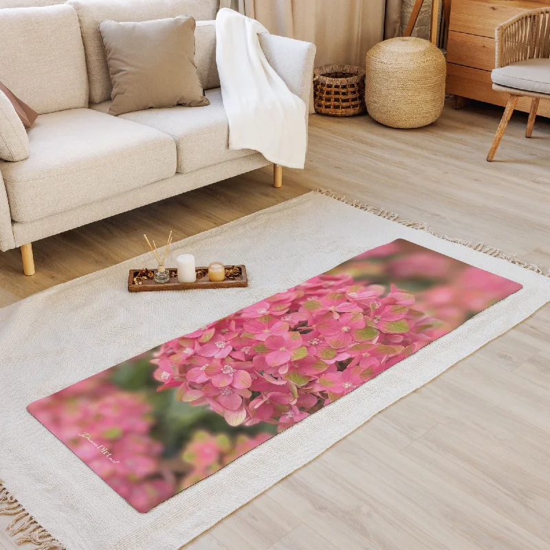 Clearance Sale Pink Hydrangeas Yoga mat