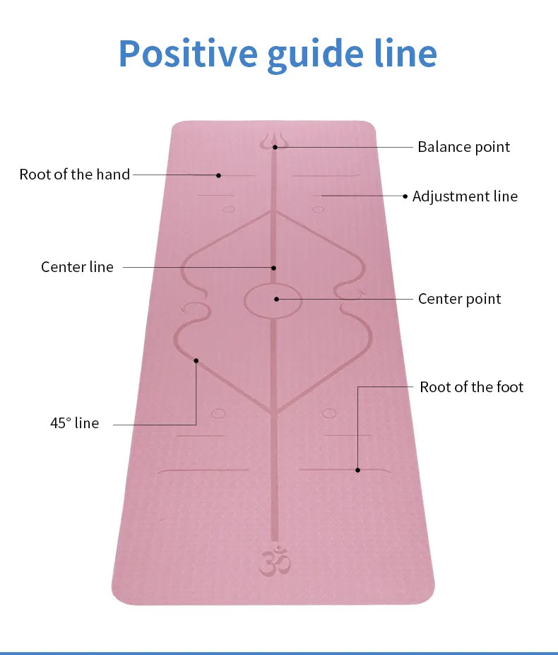 Sale Alert Position guide yoga mat