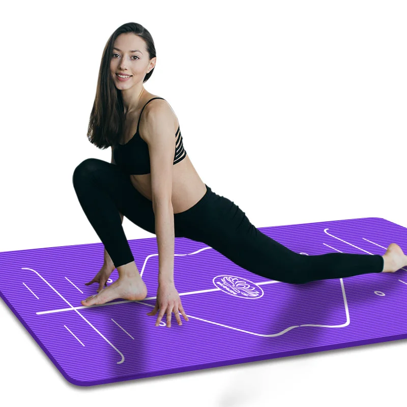 Weekend Discounts to Enjoy Position Line Premium Yoga Mats Tasteless Non-slip Beginners Exercise Gymnastics Weekend Discounts to Enjoy Position Line Premium Yoga Mats Tasteless Non-slip Beginners Exercise Gymnastics