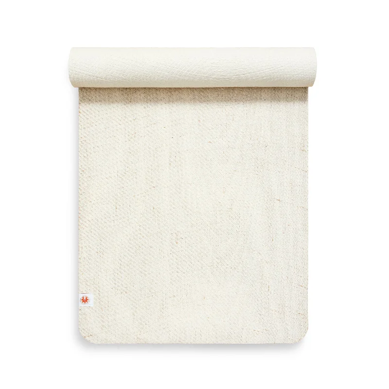 Hot Buy Preorder Eco Natural White - Sustainable Non-Slip Jute Yoga Mat CompleteGrip™ - 4mm