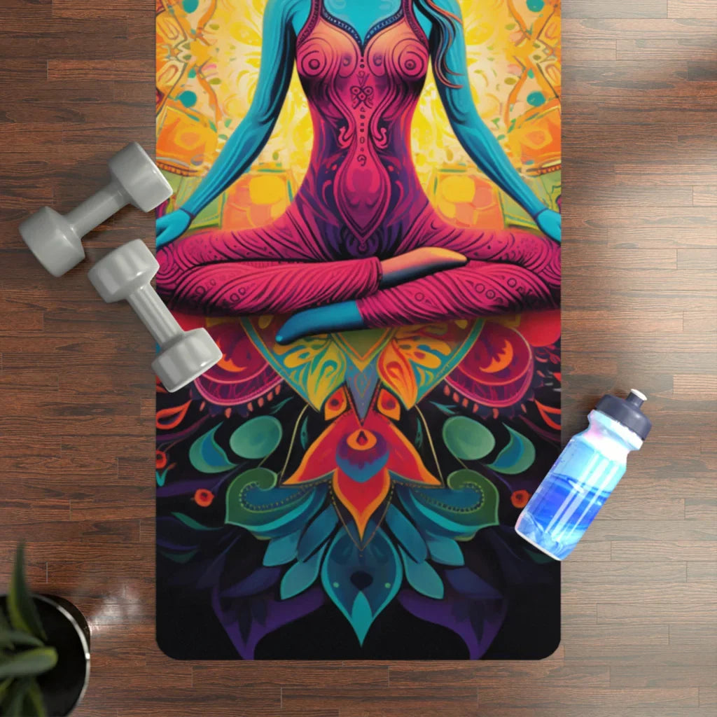 Mega Sale PSYCHEDELIC YOGA QUEEN MAT – BEST NON-SLIP YOGA MAT