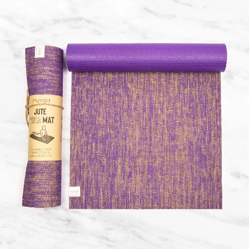 Early Bird Jute Mat - Purple