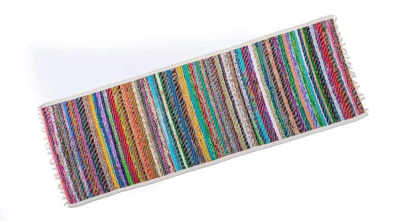 Major Deal Recycled Sari Yoga Rug - JadeYoga