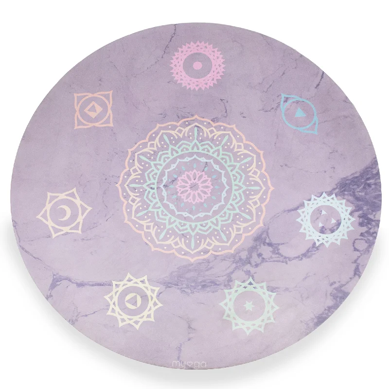 Your Weekend, Your Savings Round Yoga Meditation Mat - Chakra